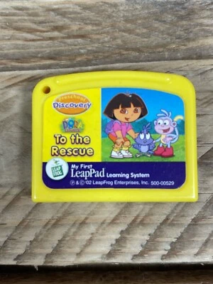LeapFrog Dora The Explorer To The Rescue Video Game Preschool Leap Pad Cartridge - Image 1 of 4