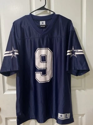 Camiseta deportiva grande para adultos Tony Romo de los Dallas Cowboys ropa auténtica  Foto 1 de 4