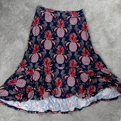 Boden Dobladillo Acanalado Jersey Tejido Falda Elastizada Boho Bohemia Hippie Talla 8 Foto 1 de 4