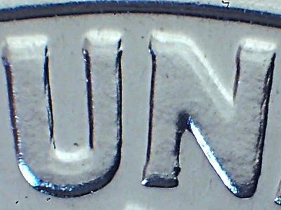 exceptional 1963 Roosevelt FS-803 CherryPickers Doubled Die Reverse GEM PROOF - Image 1 of 4