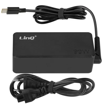 Chargeur Alimentation USB C pour Ordinateur portable Power Delivery 90W LinQ - Immagine 1 di 4