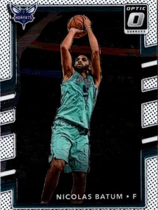 Tarjeta de baloncesto 2017 Donruss Nicolas Batum #17 Charlotte Hornets - Imagen 1 de 2