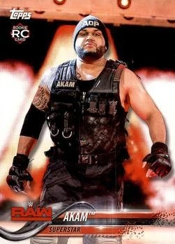 2018 Topps WWE Then Now Forever #103 Akam - Image 1 of 2