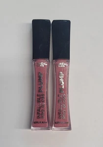 L'Oreal 2-Pack Paris Infallible Pro Gloss Plump Lip Gloss 605 Moonlit Rose - Picture 1 of 2