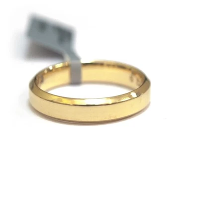 DAVID YURMAN New 5mm Beveled Edge Band Ring in 18K Yellow Gold Size 11 - Image 1 of 4