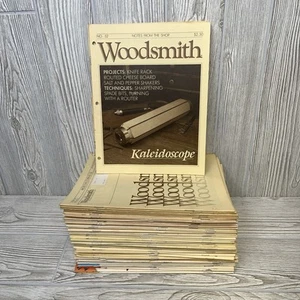 Lot of 49 Woodsmith Magazine Issues 1987-2001, Vintage Woodworking Handyman - Picture 1 of 19