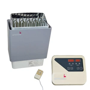 Saunaofen 4,5 kW elektrisch mit Steuerung Saunaheizung mit Saunasteuerung 4500 W - Bild 1 von 7
