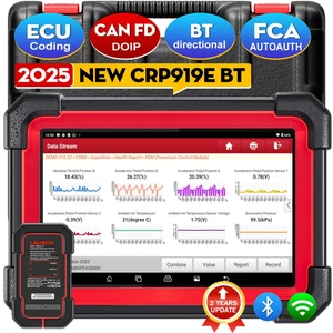 2025 LAUNCH X431 CRP919E BT PRO Bidirectional Car Diagnostic Scanner ECU Coding - Picture 1 of 16