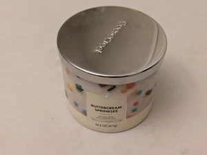 Vela Goose Creek de 14,5 onzas velas de 3 mechas crema de mantequilla espolvoreos - Imagen 1 de 4