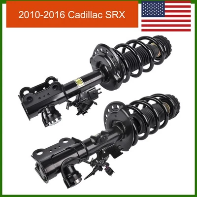 2Pcs Front Shock Strut Assys For 2010-2016 Cadillac SRX w/ Electric Left & Right - Image 1 of 4