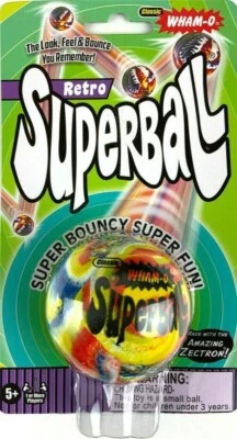 LARGE 2" Wham-O Color SWIRL Original SUPER BALL Whamo Zectron Rubber SuperBall - Image 1 of 4