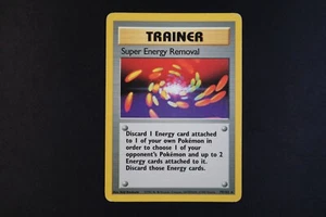 Super Energy Removal Non Holo Rare Pokemon Karte 79/102 Base Set Moderate Play - Bild 1 von 6