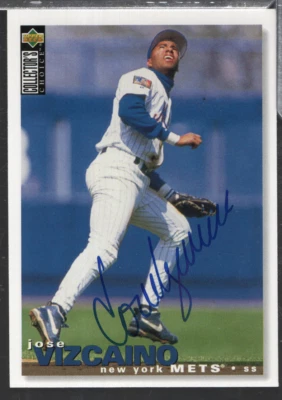 Jose Vizcaino Mets Autographed 1995 Upper Deck #316 w/COA 111423NPCD200 - Image 1 of 2