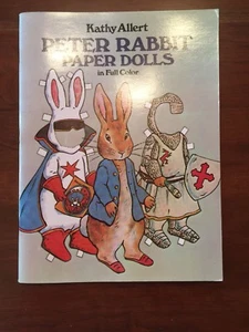 Vintage Kathy Allert 1982 Peter Rabbit Paper Dolls Book Neu - Bild 1 von 11