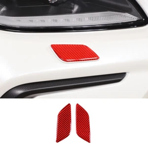 Red Carbon Fiber Headlight Ceaning Switch Sticker Trim For Subaru BRZ 2022 up - Picture 1 of 20