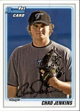 2010 (BLUE JAYS) Bowman Prospects #BP94 Chad Jenkins