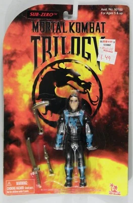 Toy Island 1994 Mortal Kombat Trilogy Sub-Zero original sin usar, en caja sellada Foto 1 de 2