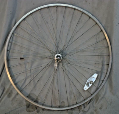 UKAIRIM Vintage 27" Front Road Bike Wheel Sansin Hub 96/24mm 36S AV USA Shipper! - Image 1 of 4