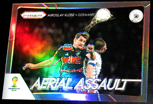 2014 Prizm World Cup Miroslav Klose Aerial Assault Silver Prizms Refractor