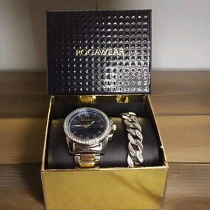 Juego de Reloj y Pulsera Rocawear Hombre Nuevo Antiguo Stock Caja Set Regalo Descatalogado - Imagen 1 de 7