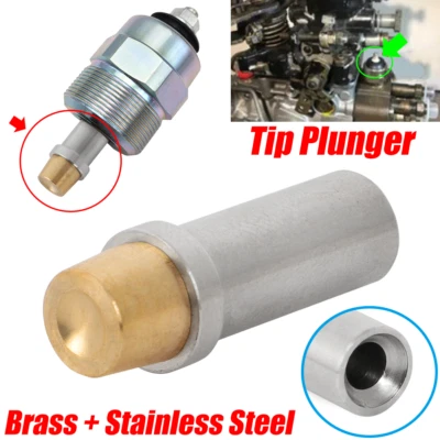 For Dodge D250 W250 W350 VE Rotary Pump Fuel Shutoff Solenoid Tip Plunger Brass - Image 1 of 4