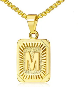 Graduation Gifts 2024 Gold Initial Necklaces for Women Men Gold Letter Neckla... - Picture 1 of 1