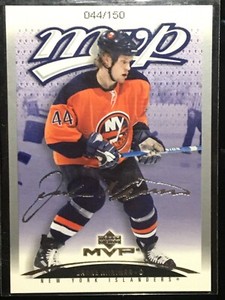 2003-04 Upper Deck MVP silver script 044/150 Janne Niinimaa jersey number 