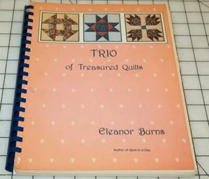 Trio of Treasured Quilts Spirale 1983 Buch von Eleanor Burns - Quilt Crafting - Bild 1 von 1