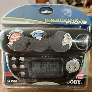 Sealed Vintage Coby CT-P650 Phone W/Caller ID and AM/FM Dual Alarm Clock Radio - Picture 1 of 5