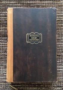 RARE 1st Edition VINTAGE 1911 Raubmenschen: Robbery People by Max Dauthendey - Foto 1 di 8