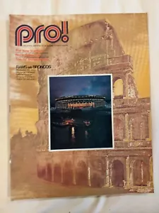 RARE 1972 LA RAMS vs DENVER BRONCOS NFL Official Football Game Program - Picture 1 of 1