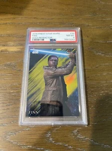 2018 Finest Star Wars Finn #34 6/50 Gold Refractor PSA 8 NM-MT - Picture 1 of 2