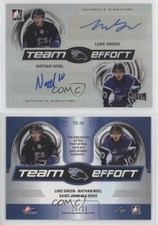 2014-15 ITG Leaf Metal Team Effort /25 Luke Green Nathan Noel #TE-10 Auto