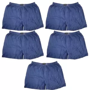 5 Pack Pure Cotton Mens Underwear - Navy - Bild 1 von 6