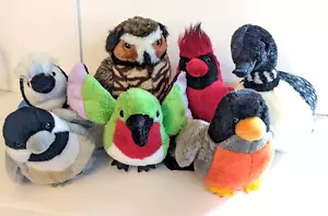 7 North American Bird Plush Toys Webkinz Audubon - Picture 1 of 15