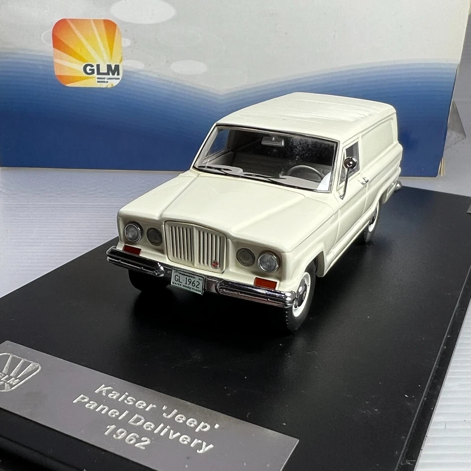 1/43 GLM 1962 Kaiser Jeep Panel Delivery Truck White GLM110101 - Image 1 of 1