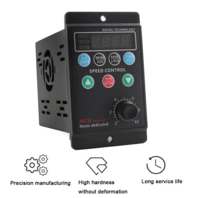 Single To 3 Phase 750W 1HP 110/220V Variable Frequency Drive Inverter VFD VSD