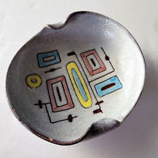 Aldo Londi Bitossi Freeform Candy Dish RARE Signed Vintage Decor Trinket Bowl