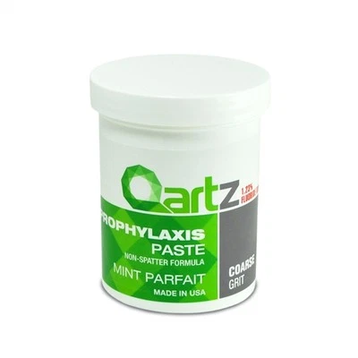 PROPHY PASTE MINT WITH FLUORIDE - MEDIUM - 12 OZ JAR - QARTZ NON-SPLATTER