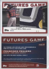 2010 Topps Pro Debut Futures Game Relics Red Border /5 Francisco Peguero Patch