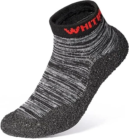 WHITIN Minimalist Barefoot Sock Shoes for Women and Men | Non Slip Water Shoe Cover