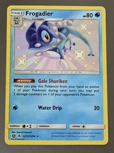 Pokemon - Shiny FROGADIER SV12/SV94 Hidden Fates Shiny Vault Holo Pack Fresh - Picture 1 of 1