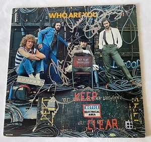 The Who Townshend, Daltrey, Entwistle Signed Who Are You Album With Full JSA LOA - Picture 1 of 6