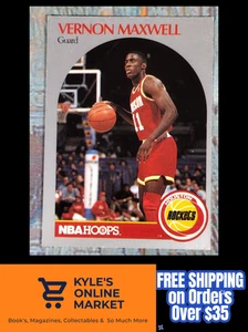 Vernon Maxwell NBA Hoops 1990 Houston Rockets #126 - Picture 1 of 5