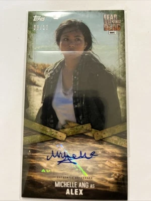 Michelle Ang  Fear The Walking Dead As Alex Auto Card MA-1 08/of 10 - Image 1 of 3
