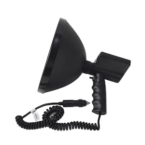 ˘Black 9in Handheld Xenon Lamp Outdoor Camping Hunting Fishing Spot Light - Picture 1 of 12