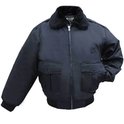 TACT SQUAD WATERPROOF POLICE BOMBER JACKET DUTY COAT 1000N NAVY XXX-LARGE 54-56" - Image 1 of 2