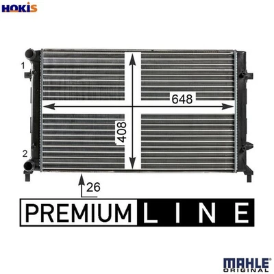 RADIATOR ENGINE COOLING CR 30 000P FOR SKODA OCTAVIA/Combi/II LAURA VW 1.6L 4cyl - Image 1 of 4
