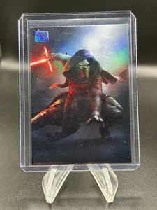 Mini refractor de diamante cromado Kylo Ren #23 Topps Star Wars Galaxy 2024 - Imagen 1 de 2