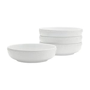 by Fitz and Floyd Beaded Dinner Pasta Bowls, Set of 4 - Picture 1 of 5
